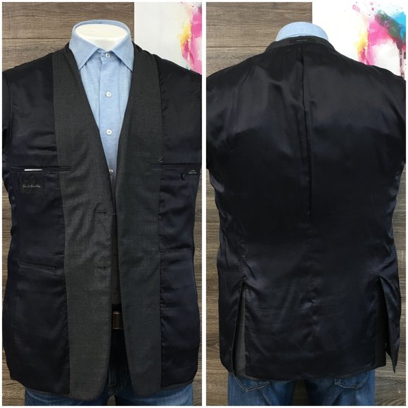 Nordstrom Mens Blazer Sport Coat Two Button Casual Jacket Size 40R Wool Suits‎ - Picture 7 of 13